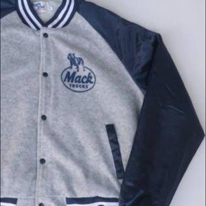 Vintage 80s MACK Trucks CHALK LINE Jacket